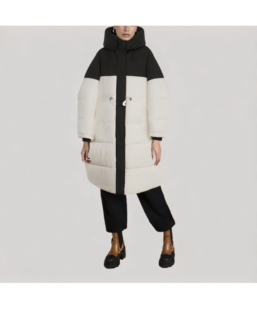 Women's Color Blocked Down Jacket
