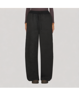 Grey Flared Casual Pants