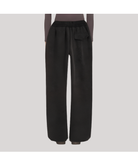 Grey Flared Casual Pants