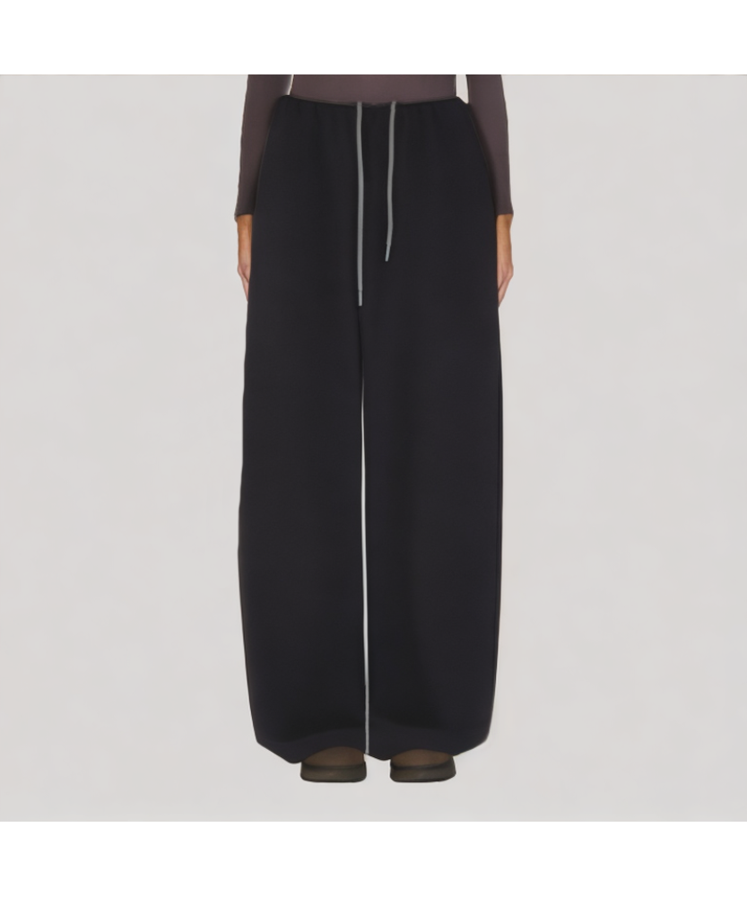 High Waisted Fleece Lined Wide Leg Pants