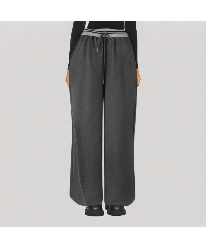 Fleece lined Warm Wide Leg Pants