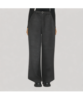 Fleece lined High waisted Wide Leg Pants