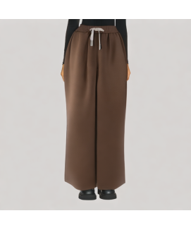 Solid Color Versatile Fleece Lined Casual Pants