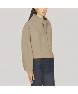 Corduroy Short Stand Collar Jacket