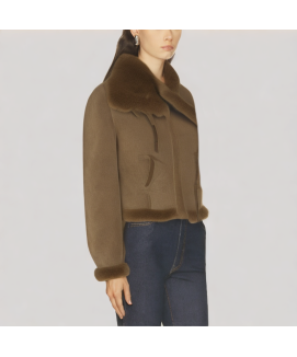 Thickened Suede Short Jacket