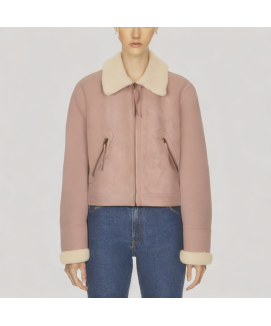 Versatile Short Shearling Jacket