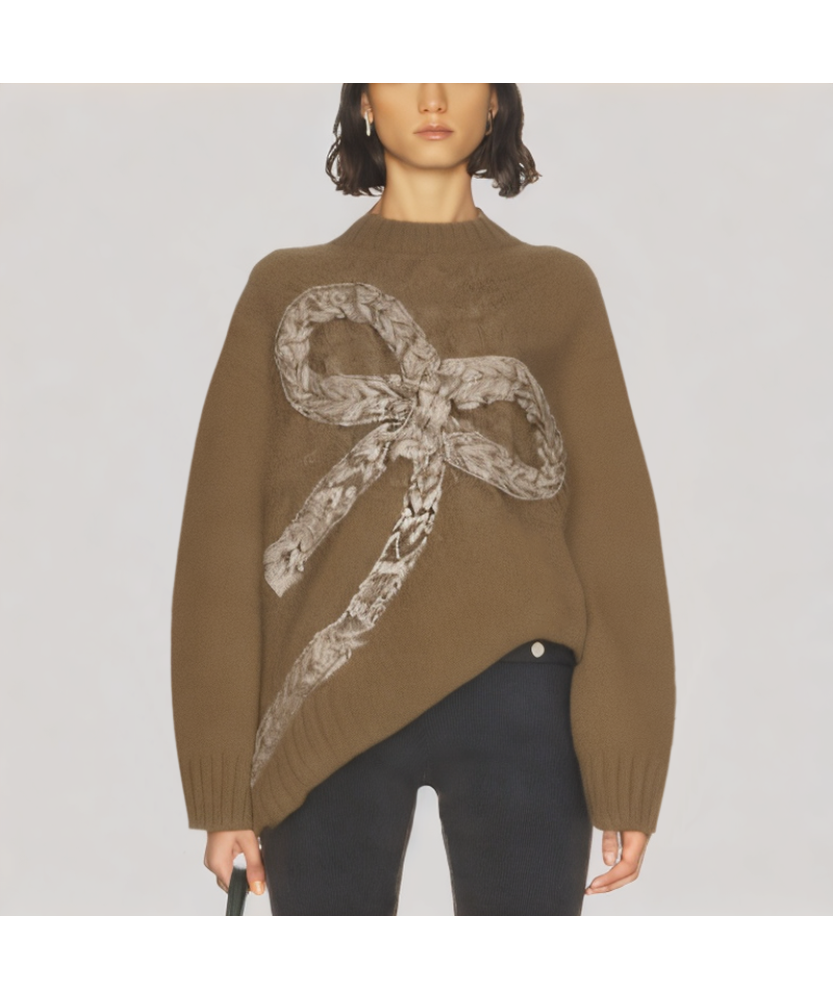 Brown Pullover Sweater