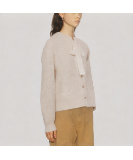 Lace Tie Elegant Sweater