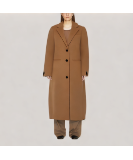 Slim-Fit Wool Coat
