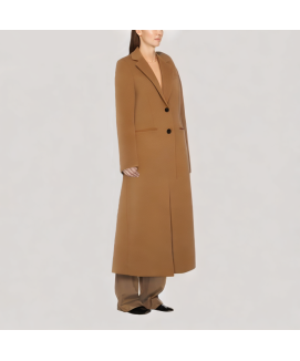 Slim-Fit Wool Coat
