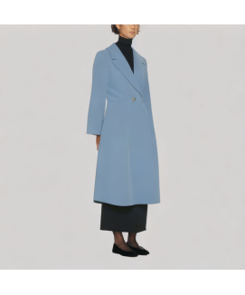 Wool Blend Long Coat
