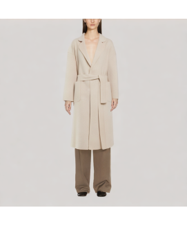 Belted Alpaca Wool Coat