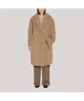 Elegant Double-Faced Cashmere Coat