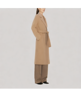 Elegant Double-Faced Cashmere Coat