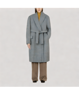 Double-Faced Long Wool Coat