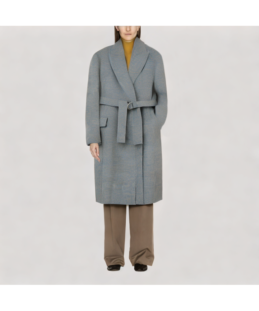 Double-Faced Long Wool Coat
