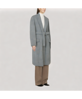 Double-Faced Long Wool Coat