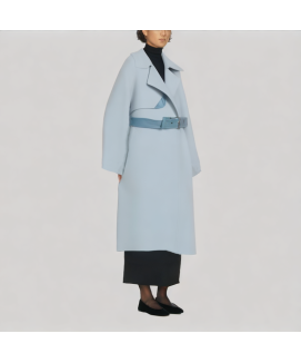 Double-Layer Wool Coat