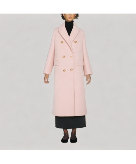 Pink cashmere coat