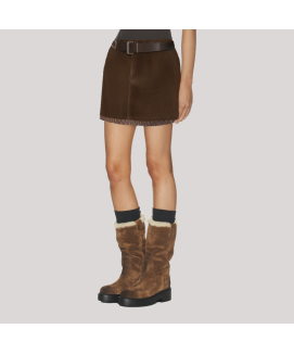 Plaid Patchwork A line Skirt