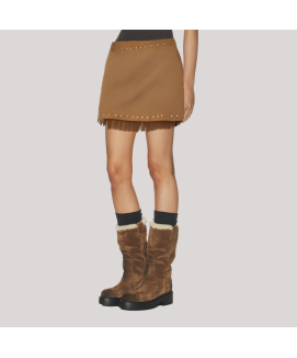 Retro Heavy Duty Fringe A Line Skirt